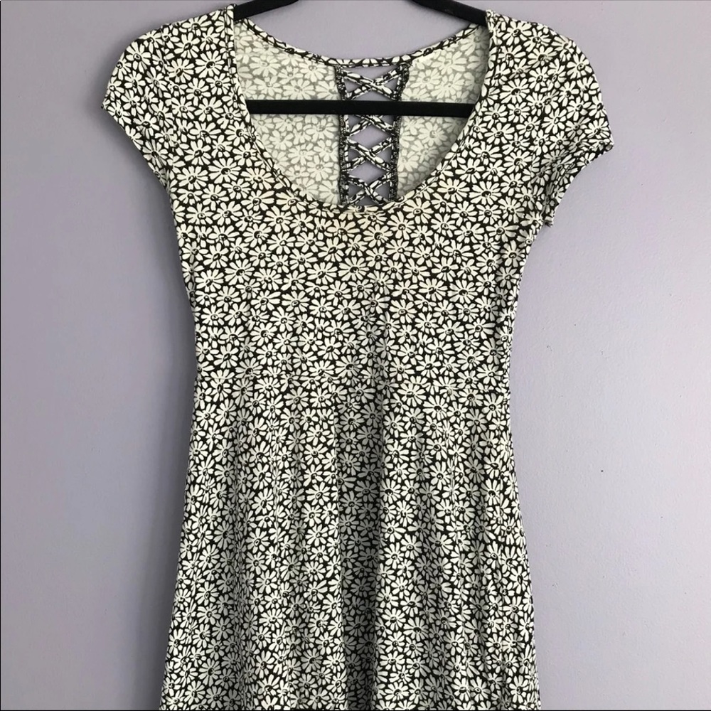 Aeropostale Floral Fit and Flare Daisy Dress